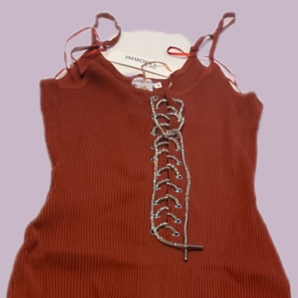 Super Stretch Jumpsuit with Bling Drawstrings - Picture 4 of 6